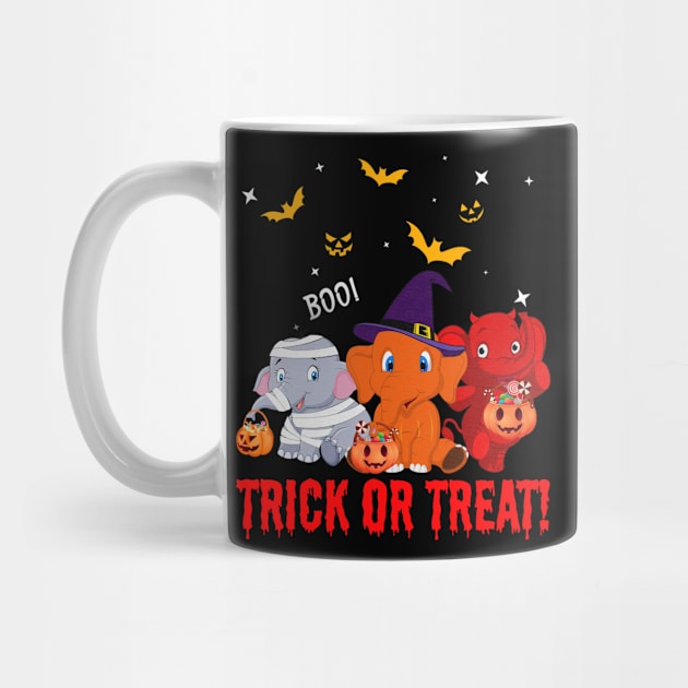 Trick Or Treat Elephant Halloween Gift by Dianeursusla Clothes